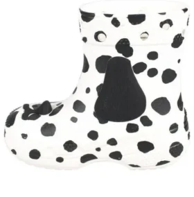Klassiske I AM Dalmatian-støvler “White Black”