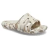 Klassiske marbled sandaler “White Brown”