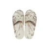 Klassiske marbled sandaler “White Brown”