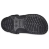 Klassiske Metallic Crocskin Clogs “Black”