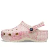 Klassiske platform-Clogs med slangemønster “Pink”