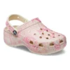 Klassiske platform-Clogs med slangemønster “Pink”