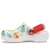 Klassiske Pokemon-Clogs “White Red”