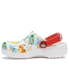 Klassiske Pokemon-Clogs “White Red”