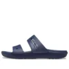 Klassiske sandaler med 2 remme “Navy”