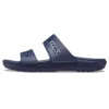 Klassiske sandaler med 2 remme “Navy”