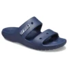 Klassiske sandaler med 2 remme “Navy”