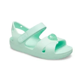 Klassiske sandaler med krydsremme “Mintgrøn”