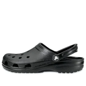 Klassiske strandsandaler, unisex, sort