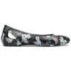 Larua-sandaler med print, sort