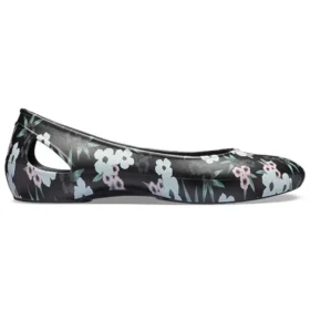 Larua-sandaler med print, sort