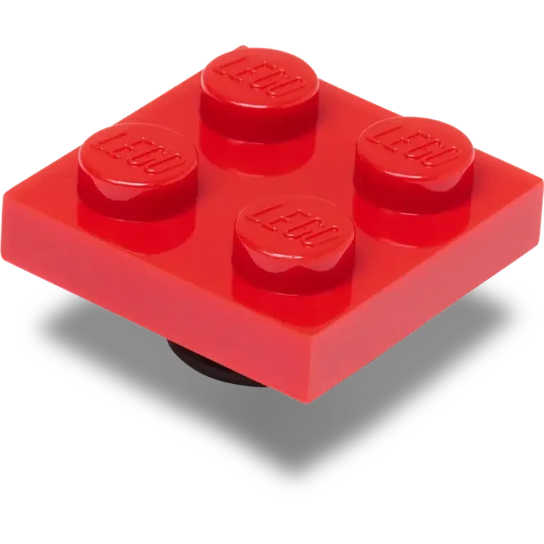 Lego® rød flise 2×2 Jibbitz-vedhæng Lego® rød flise 2×2 Jibbitz-vedhæng