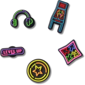 Level up Gamer 5-pak Jibbitz-vedhæng