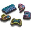 Lights up Neon Gamer 5-pak Jibbitz-vedhæng Lights up Neon Gamer 5-pak Jibbitz-vedhæng