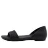 Lina Embellished D’Orsay-flade sko “sort”