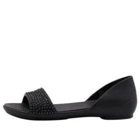 Lina Embellished D’Orsay-flade sko “sort” Lina Embellished D’Orsay-flade sko “sort”