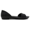 Lina Embellished D’Orsay-flade sko “sort”