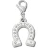 Lucky Silver Horseshoe Jibbitz-vedhæng