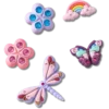 Magical Garden Bug 5-pak Jibbitz-vedhæng