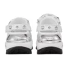 Mega Crush Clogs “White Silver”