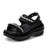 Mega Crush Pearl Ruffle-sandaler “Black”