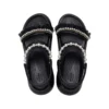 Mega Crush Pearl Ruffle-sandaler “Black”