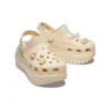 Mega Crush Shell and Pearls Clogs “Beige”