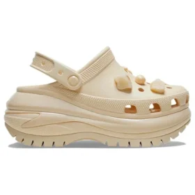 Mega Crush Shell and Pearls Clogs “Beige”