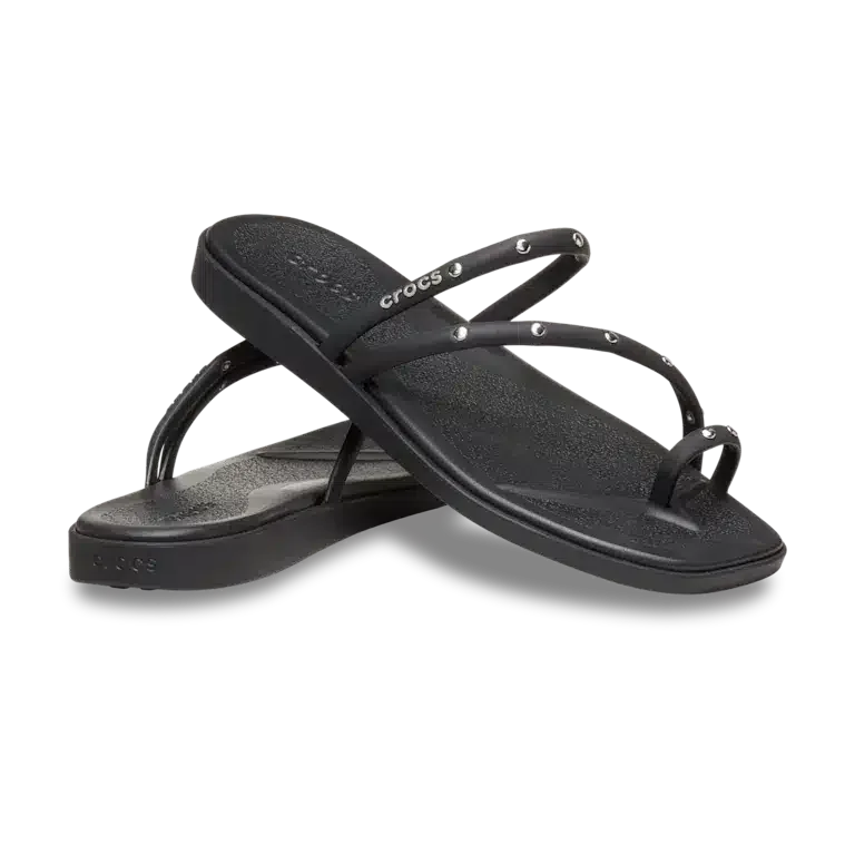 Miami-sandal med nitter ved tåremmen Miami-sandal med nitter ved tåremmen