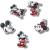 Mickey og Minnie PVC 5-pak Jibbitz-vedhæng