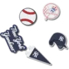 MLB New York Yankees 5-pak Jibbitz-vedhæng