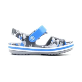 Mønstrede lysegrå Sandaler