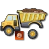 Myo Construction Truck 5-pak Jibbitz-vedhæng