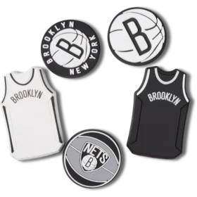 NBA Brooklyn Nets 5-pak Jibbitz-vedhæng