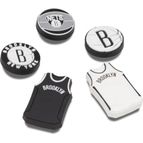 NBA Brooklyn Nets 5-pak Jibbitz-vedhæng