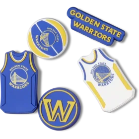 NBA Golden State Warriors 5-pak Jibbitz-vedhæng
