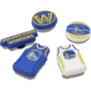 NBA Golden State Warriors 5-pak Jibbitz-vedhæng