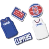 NBA Los Angeles Clippers 5-pak Jibbitz-vedhæng