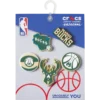 NBA Milwaukee Bucks 5-pak Jibbitz-vedhæng