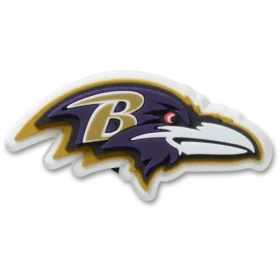 NFL Baltimore Ravens-logo Jibbitz-vedhæng