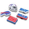 NFL Buffalo Bills 5-pak Jibbitz-skovedhæng
