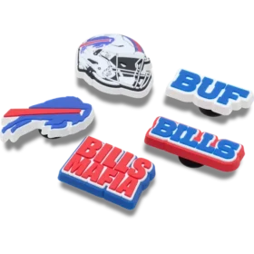 NFL Buffalo Bills 5-pak Jibbitz-skovedhæng