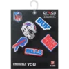 NFL Buffalo Bills 5-pak Jibbitz-skovedhæng