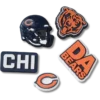 NFL Chicago Bears 5-pak Jibbitz-skovedhæng