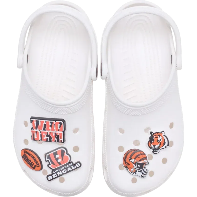 NFL Cincinnati Bengals 5-pak Jibbitz-skovedhæng NFL Cincinnati Bengals 5-pak Jibbitz-skovedhæng