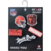 NFL Cleveland Browns 5-pak Jibbitz-sko-vedhæng NFL Cleveland Browns 5-pak Jibbitz-sko-vedhæng