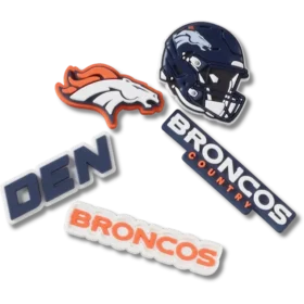 NFL Denver Broncos 5-pak Jibbitz-skovedhæng