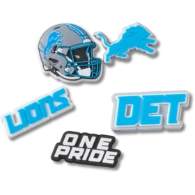 NFL Detroit Lions 5-pak Jibbitz-skovedhæng