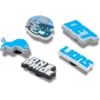 NFL Detroit Lions 5-pak Jibbitz-skovedhæng NFL Detroit Lions 5-pak Jibbitz-skovedhæng