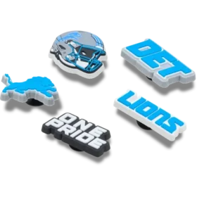 NFL Detroit Lions 5-pak Jibbitz-skovedhæng